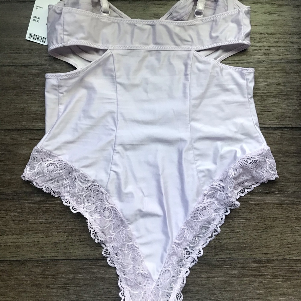 Out from Under A Little Spicy Bustier Bodysuit M